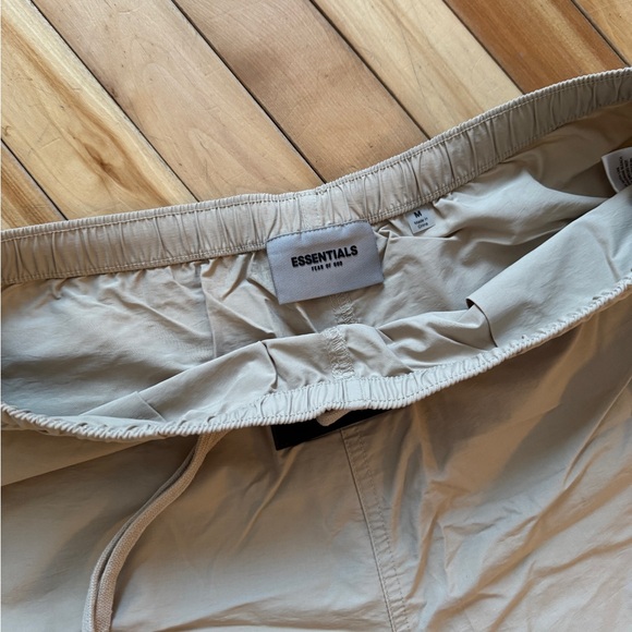Essentials Light Tan Drawstring Shorts - Picture 3 of 4